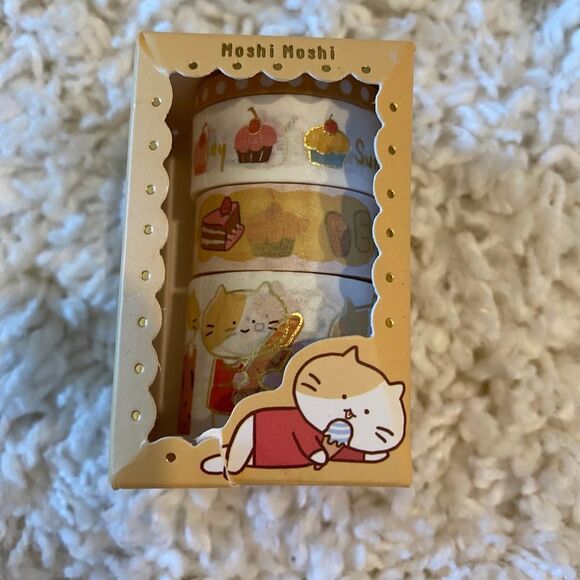 Moshi Moshi Cute Animal And Dessert Design Washi Tape. Multicolor. OS. Kidcore. - Picture 3 of 6